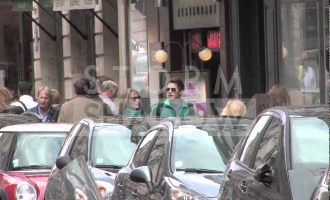 Matt Lanter and Angela Stacy enjoying a beautiful day in Paris