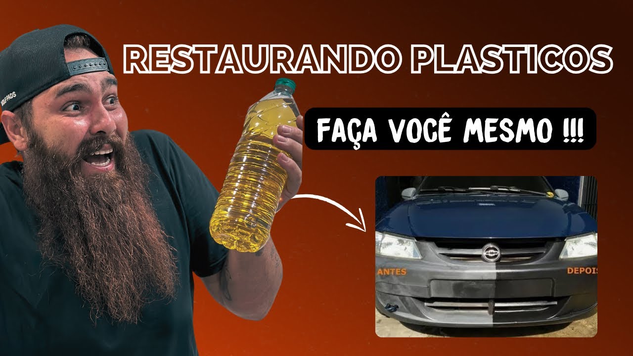 Plástico ressecado nunca mais !!! (Aprenda a restaurar os plásticos do seu carro AGORA ).