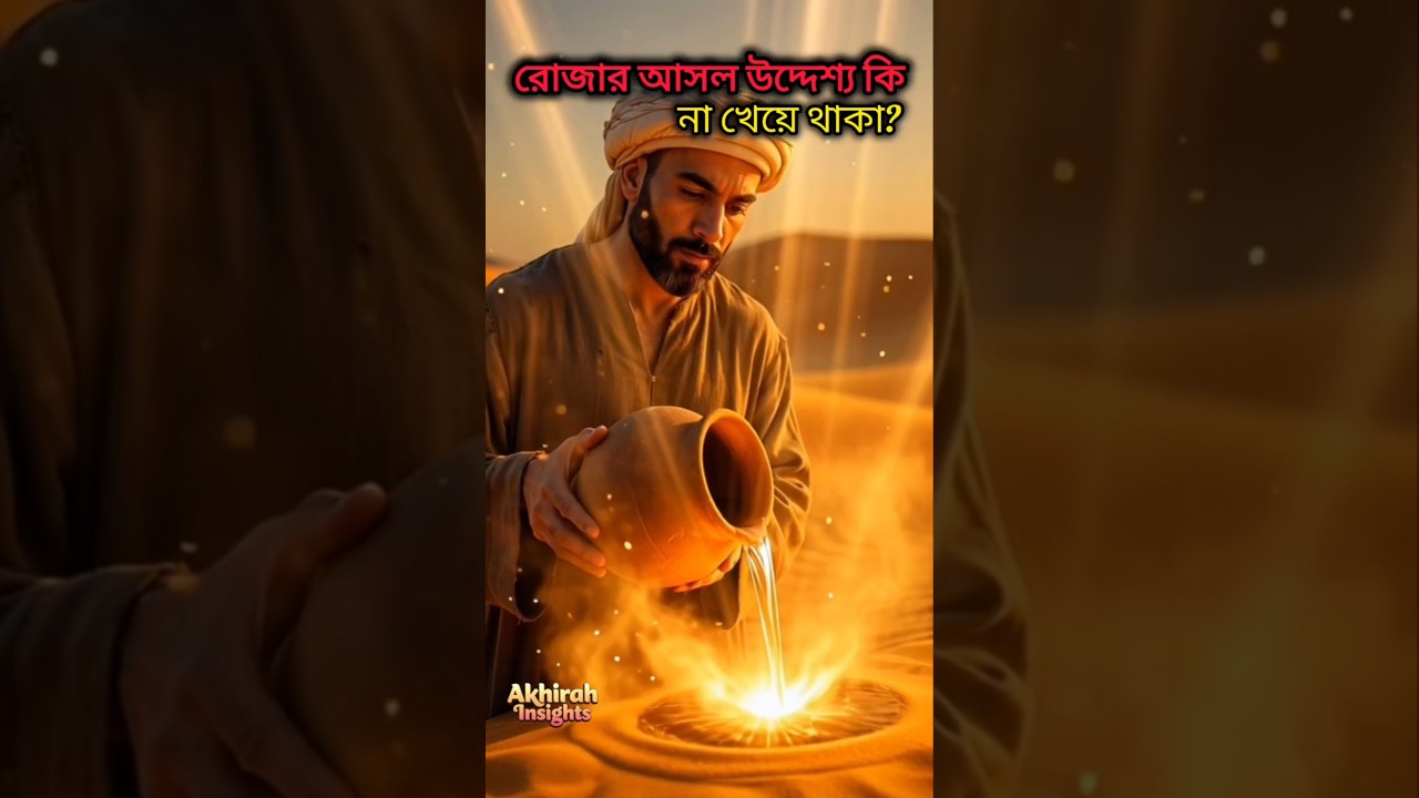রোজার আসল উদ্দেশ্য কী? 🥺 | What is Taqwa? | Islamic Status #shorts #ramadan