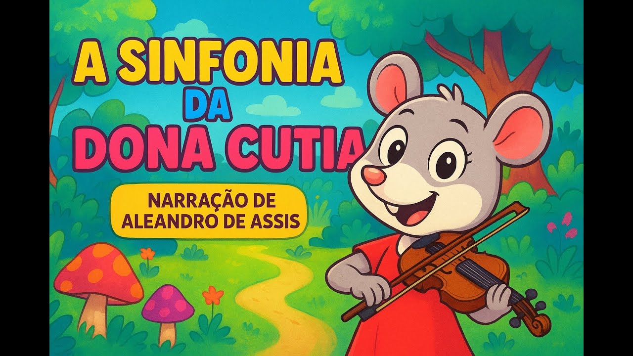 🎶 A Sinfonia da Dona Cutia | História Infantil Narrada por Aleandro de Assis