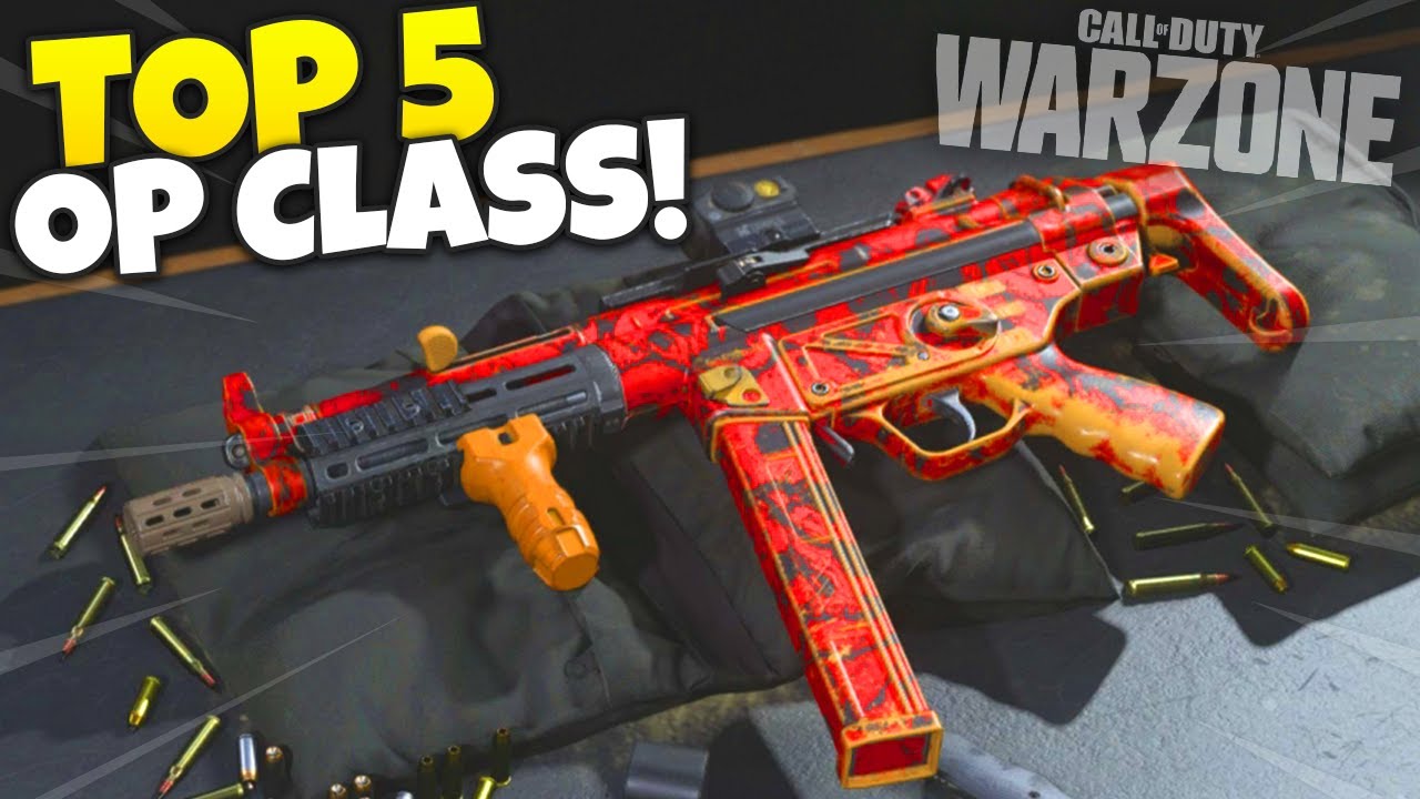 TOP 5 MOST OVERPOWERED GUNS in COD WARZONE!! (BEST CLASS) Call of Duty Gameplay