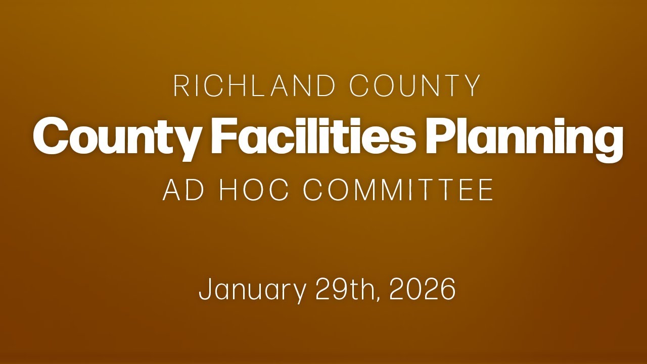County Facilities Planning Ad Hoc Committee - 2026/01/29
