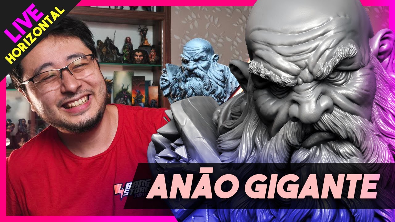 ANÃO GIGANTE: PAINT ALONG 01 - Aerógrafo passo a passo