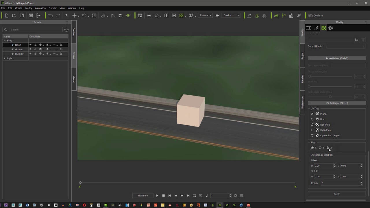 iClone 7 - Rolling Background Project Tutorial