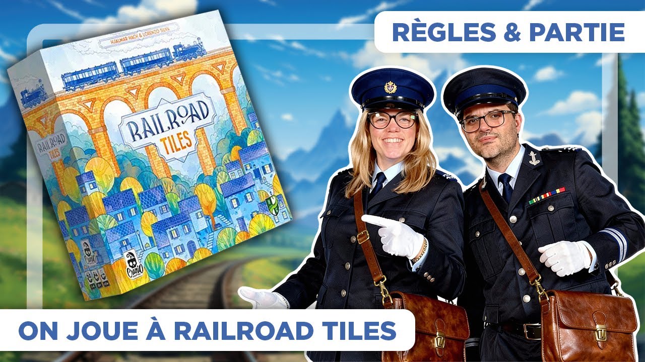 ON JOUE À RAILROAD TILES ! Règles + Partie + Avis | Jeu de Société Iello