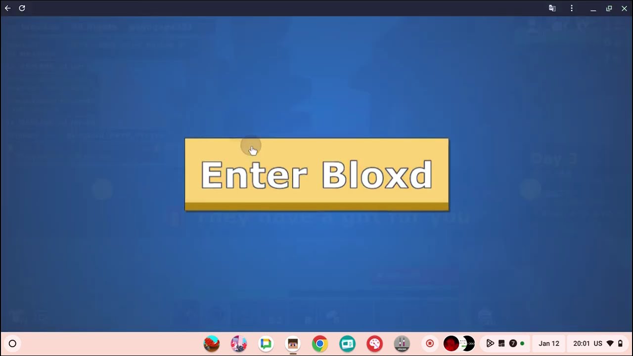 Bloxd with my friends :)