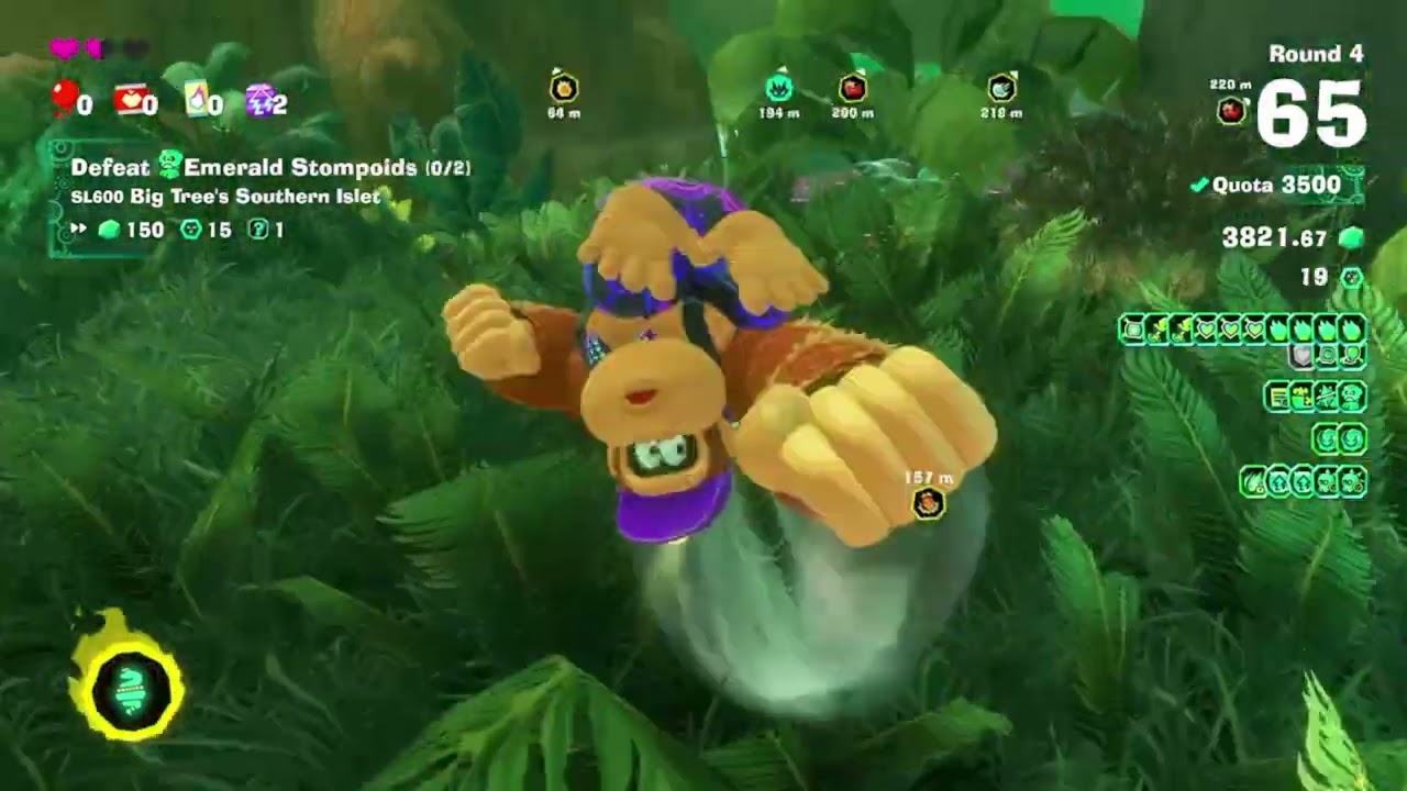 DK Bananza - Emerald Rush - Forest Layer (Level 7, V-Rank, Snake Only, No Groove/EmNeg)