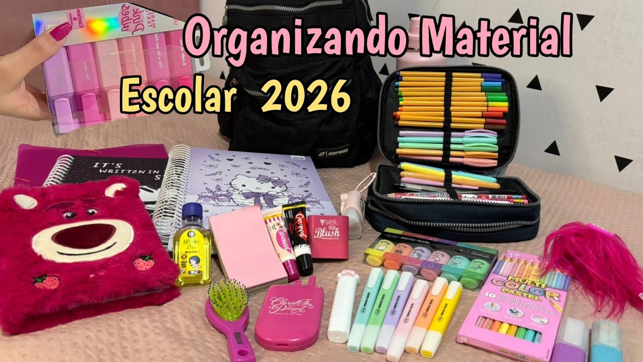 Organizando Meu Material Escolar 2026