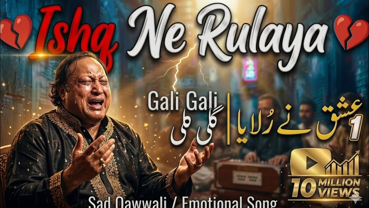 Ishq Ne Rulaya &ndash; Gali Gali Rulaya 😢 | Sufi Qawwali | Soulful Kalam 2026