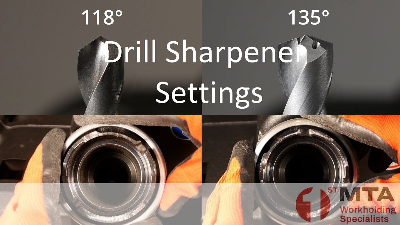 Darex XT3000 drill sharpener settings