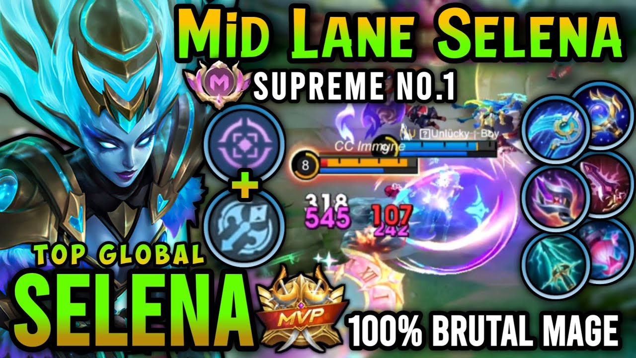 Лучшая Селена! Лучшая сборка и эмблема Селены в мире 2025 года — Mobile Legends