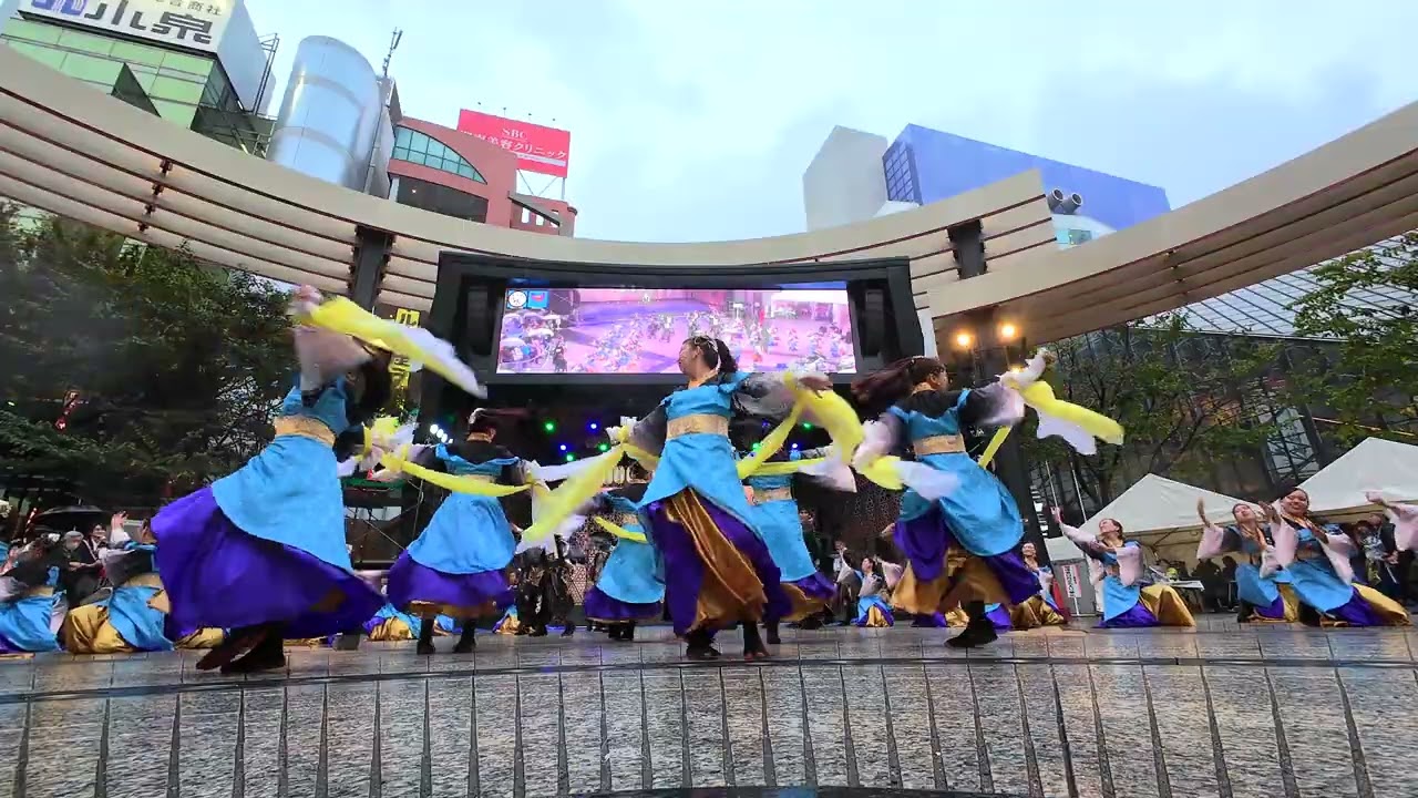 【4K/広角】SA:GA-彩雅-（第26回 東京よさこい 2025 前夜祭/池袋西口公園会場）