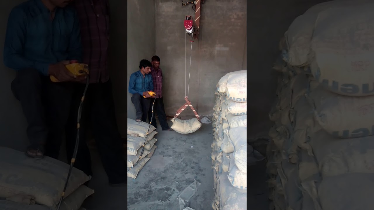 Innovation BAGS cement. Wheet 50kg to 200kg etc loading unloding machine