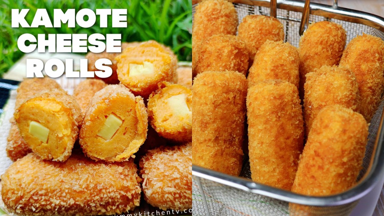 Kamote Cheese Rolls (sweet potato rolls)