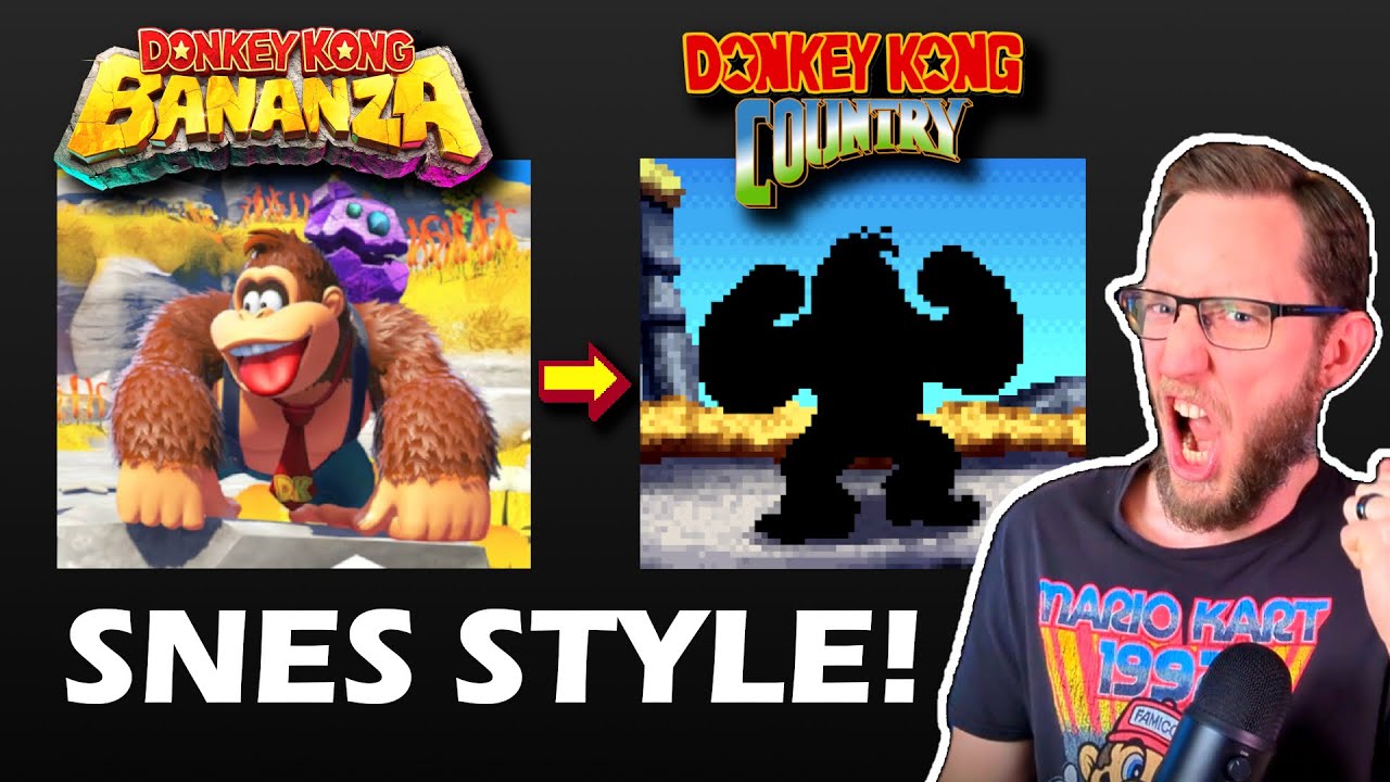 Donkey Kong Bananza НО это DK Country (урок по пиксельной графике)