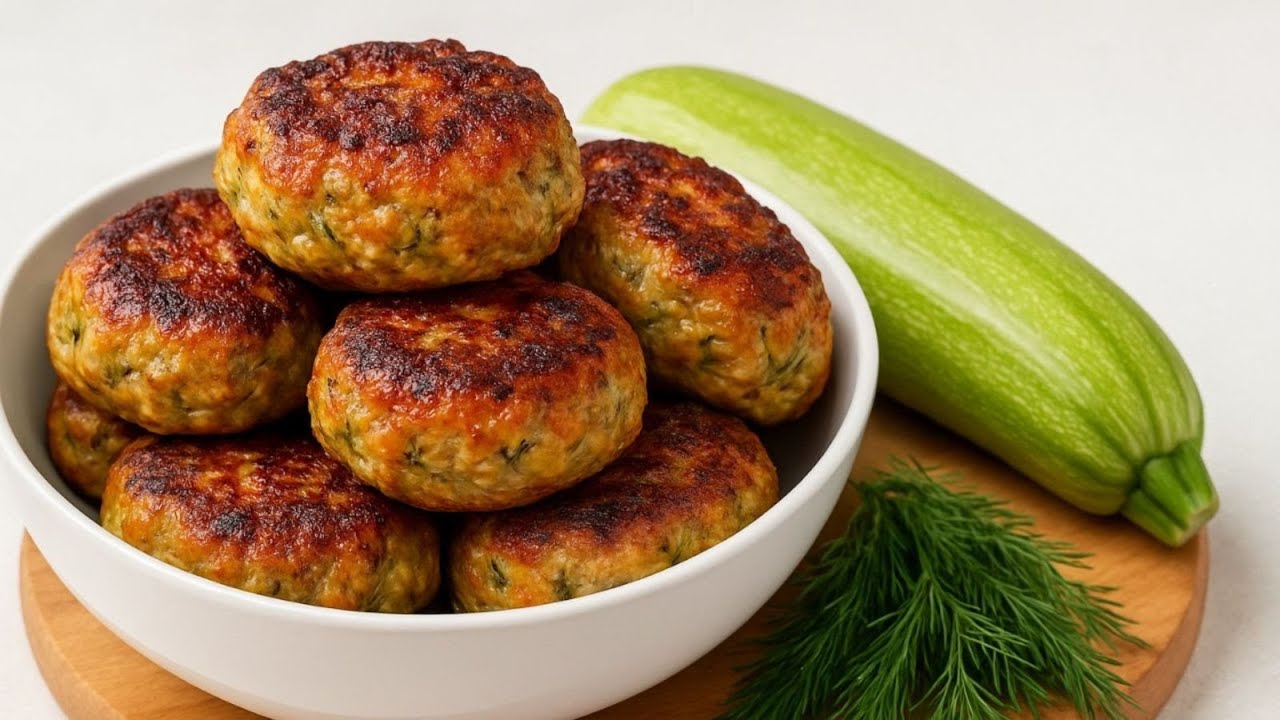 CUTTLETS with zucchini/ tasty and QUICK