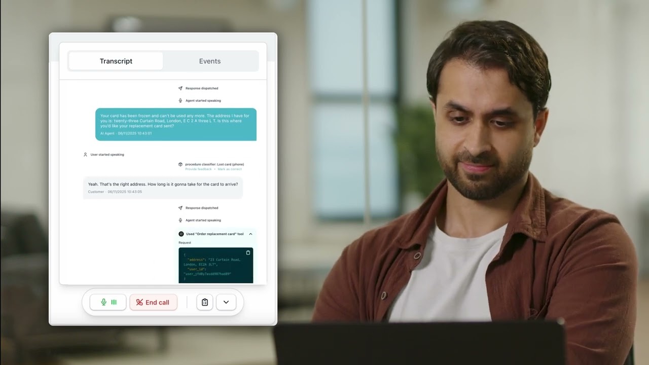 Gradient Labs - AI Voice Agent Live Demo