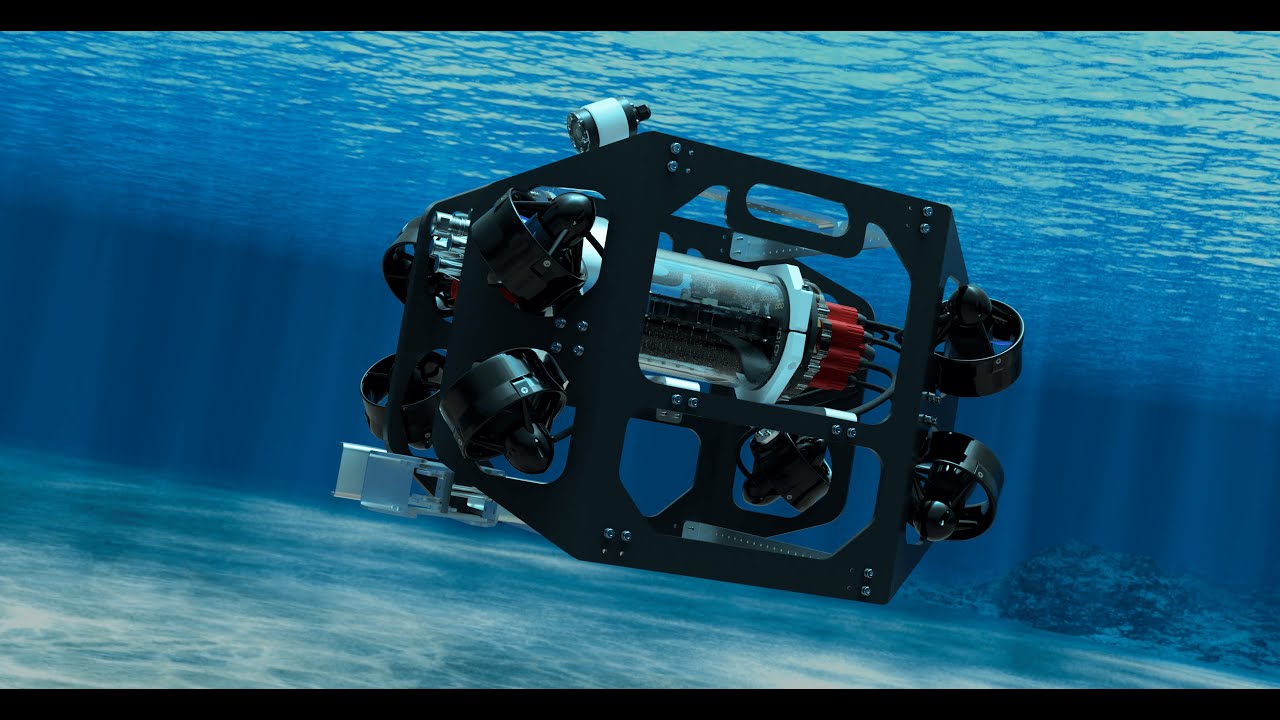 Electronics control system for an underwater remotely operated vehicle