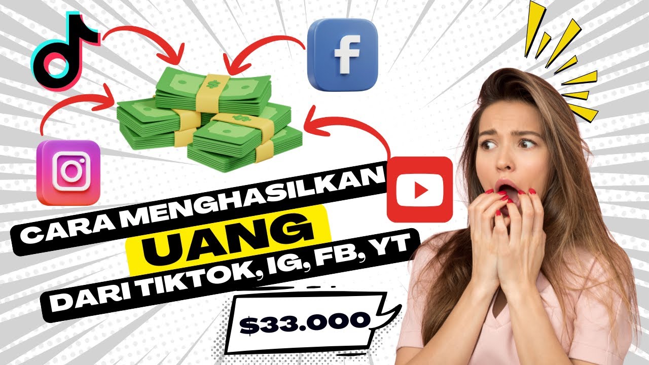 Cara Menghasilkan Uang dari TikTok Facebook Instagram Youtube dengan Adsterra