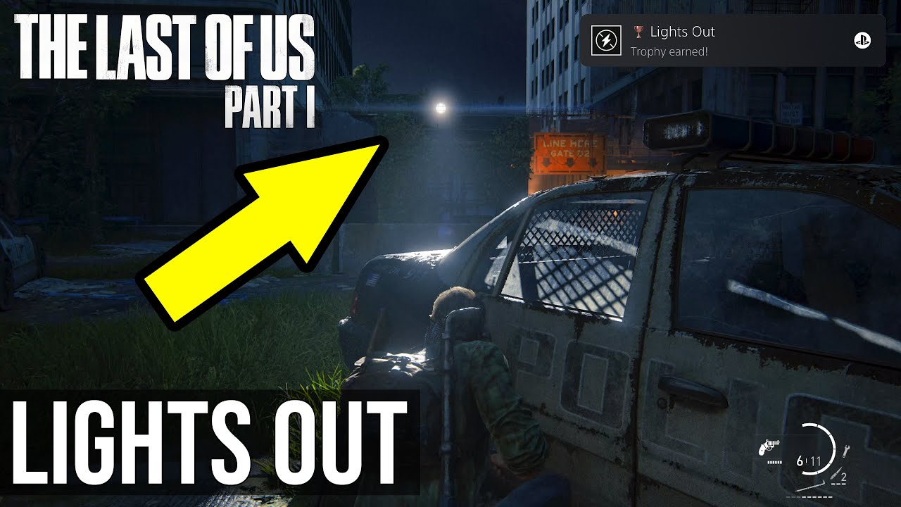 Lights Out Trophy (Turn Off The Spotlight Generator In Pittsburgh) - The Last of Us Part 1 Remake