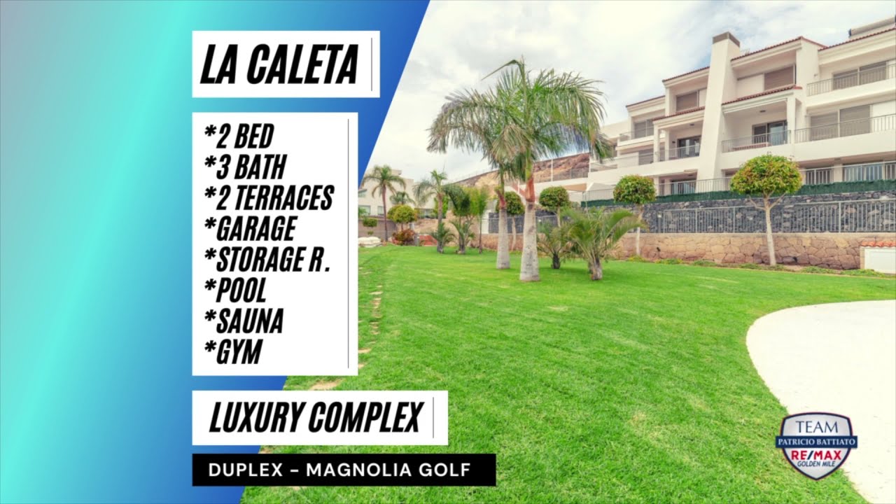 Duplex Magnolia Golf   La Caleta, Adeje