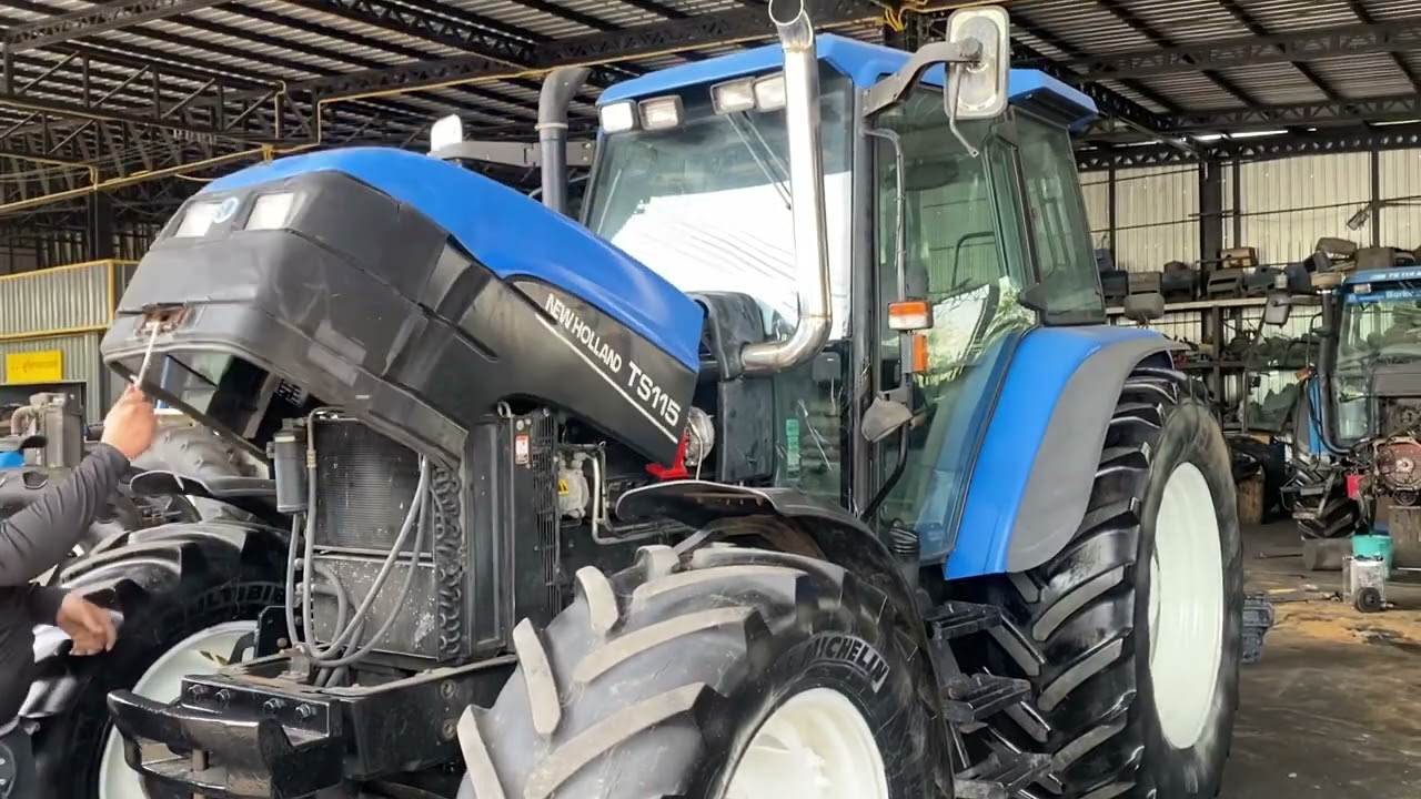 Newholland TS115 TURBO 125 แรงม้า เก่านอกนำเข้าจากต่างประเทศ