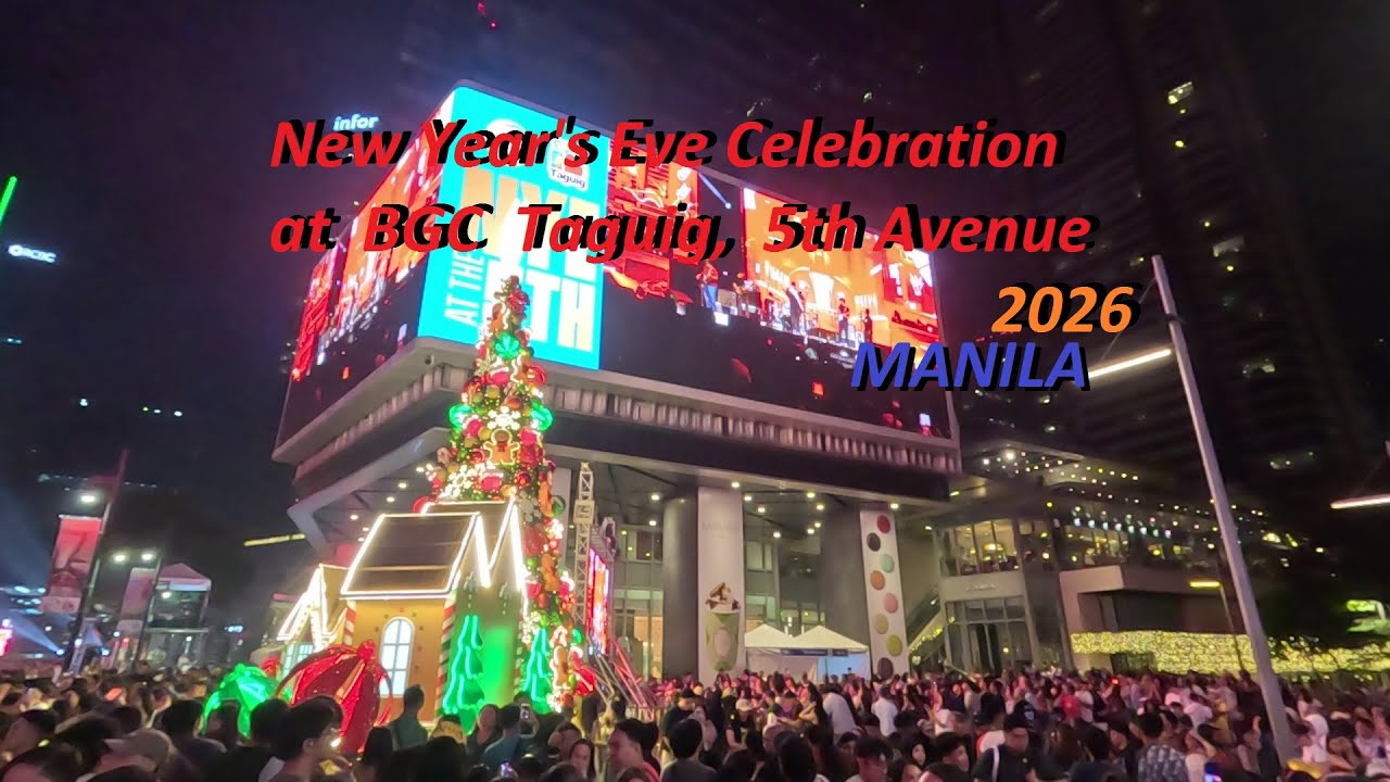New Year's Eve Celebration at BGC, Taguig, 5th Avenue 2026