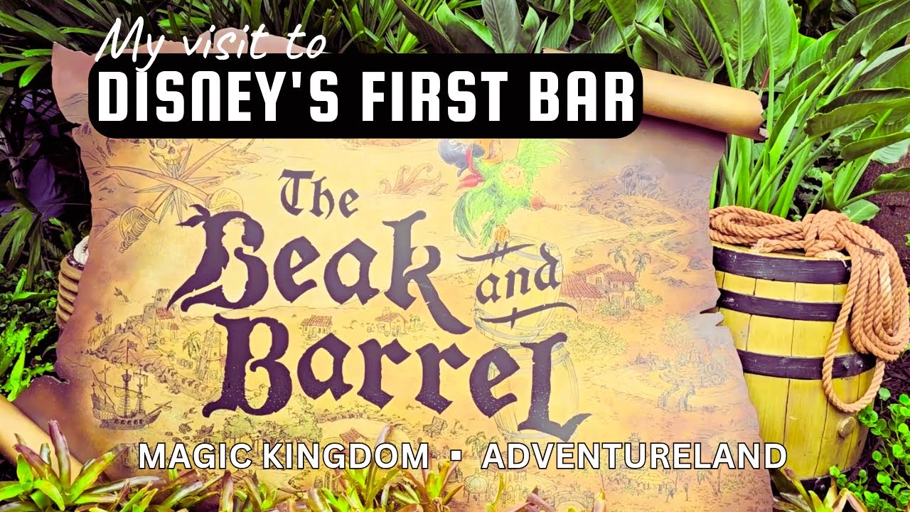 Inside The Beak & Barrel Disney's First Bar | Magic Kingdom Adventureland