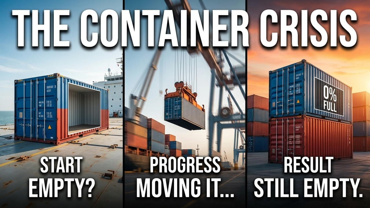 Why 40% of Shipping Containers Sail Empty (The Truth)