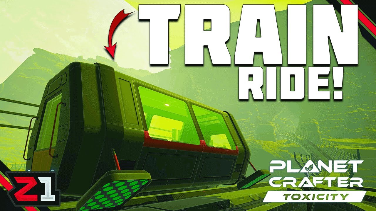 Riding The TRAIN And Starting AUTOMATION! Planet Crafter Toxicity