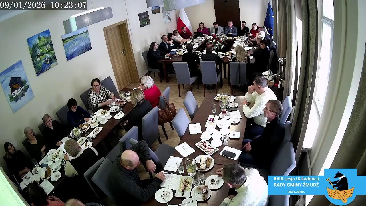 XXIII sesja IX kadencji RADY GMINY ŻMUDŹ 09.01.2026r.