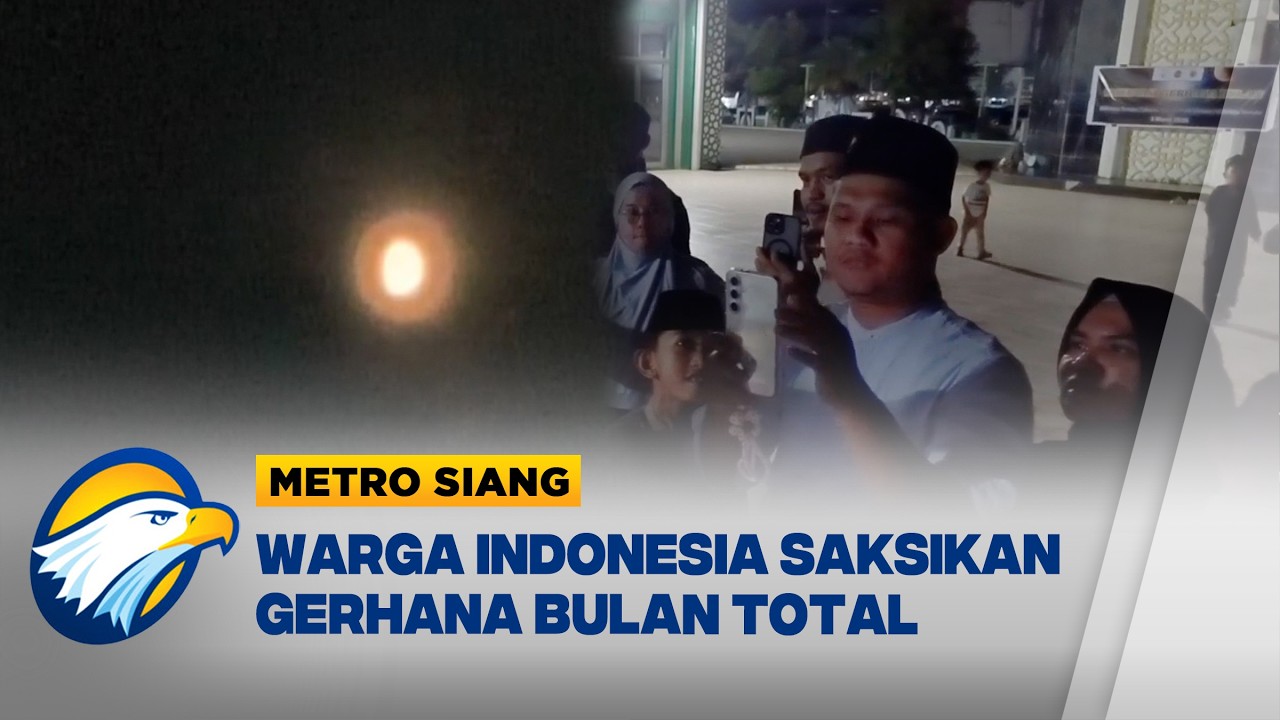 Fenomena Blood Moon Disaksikan di Malam Ramadan - [Metro Siang]