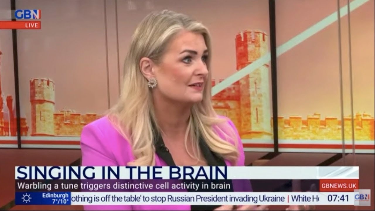 Kate Hardcastle MBE - GBNews - Singing health benefits - 23-02-22 - #TheCustomerWhisperer