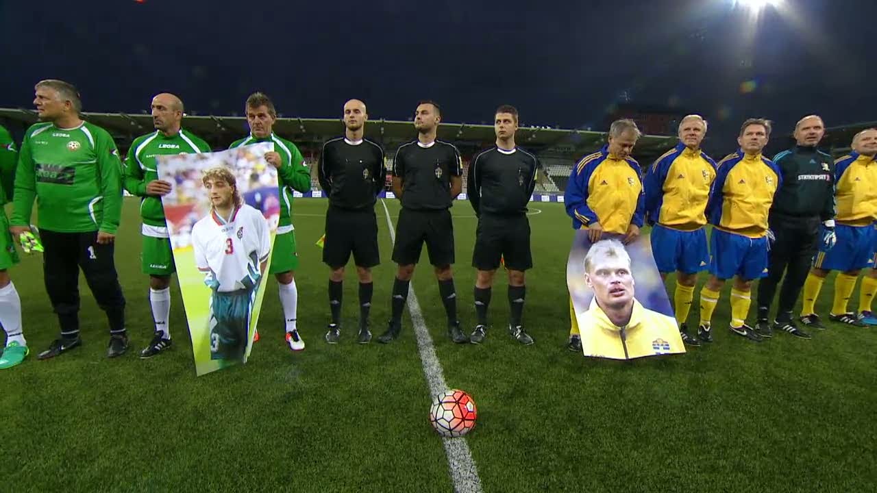 Se när Ingesson och Ivanov hedrades inför 