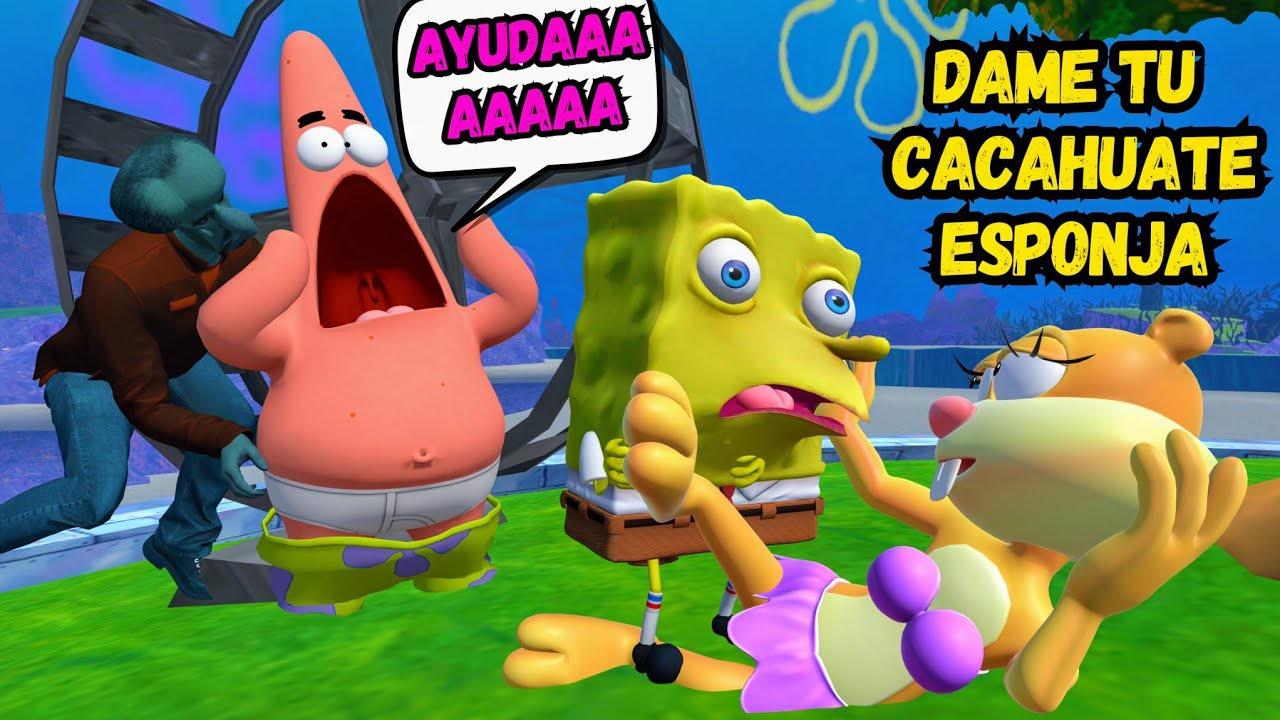 BOB CONOCE A ARENITA Y LE QUIERE DAR DURO CONTRA EL MURO