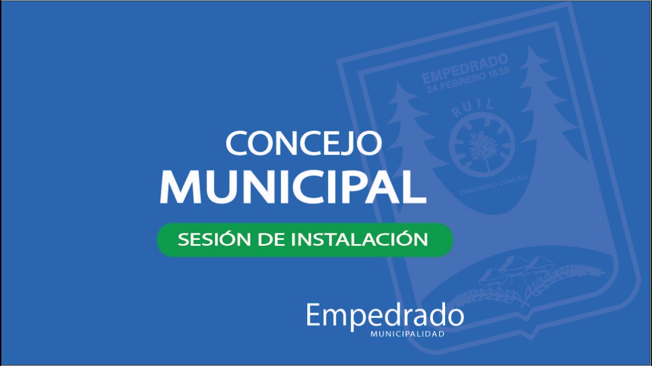 SESIÓN DE INSTALACIÓN PERIODO 2024 / 2028