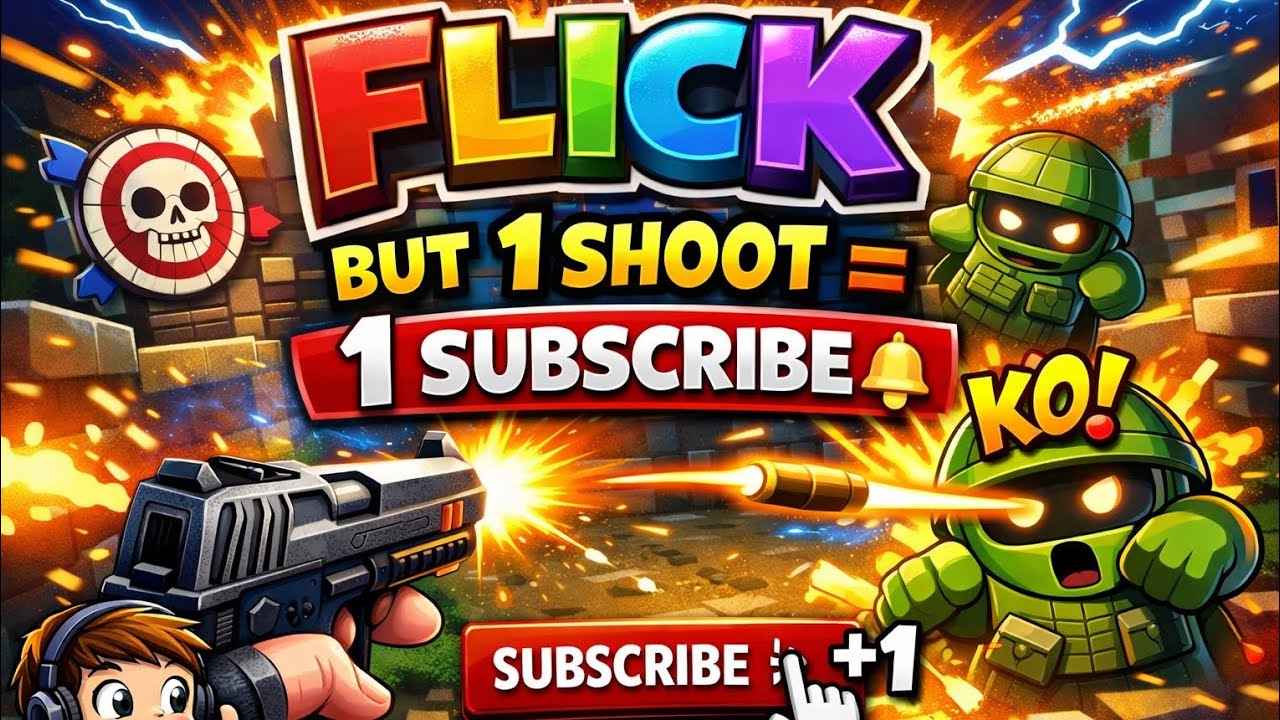 Flick, but 1 shoot= 1 subscribe #challenge 