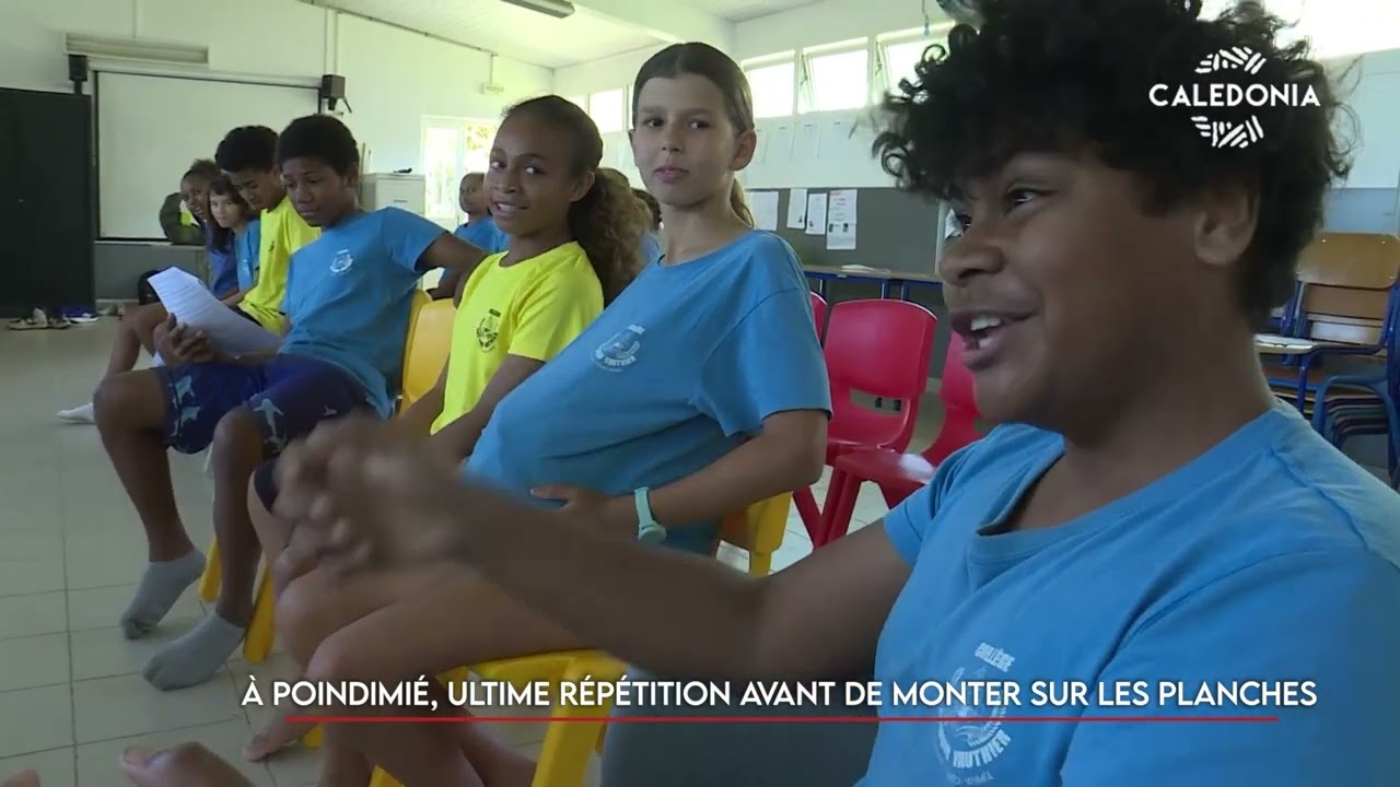 À Poindimié, ultime répétition avant de monter sur les planches