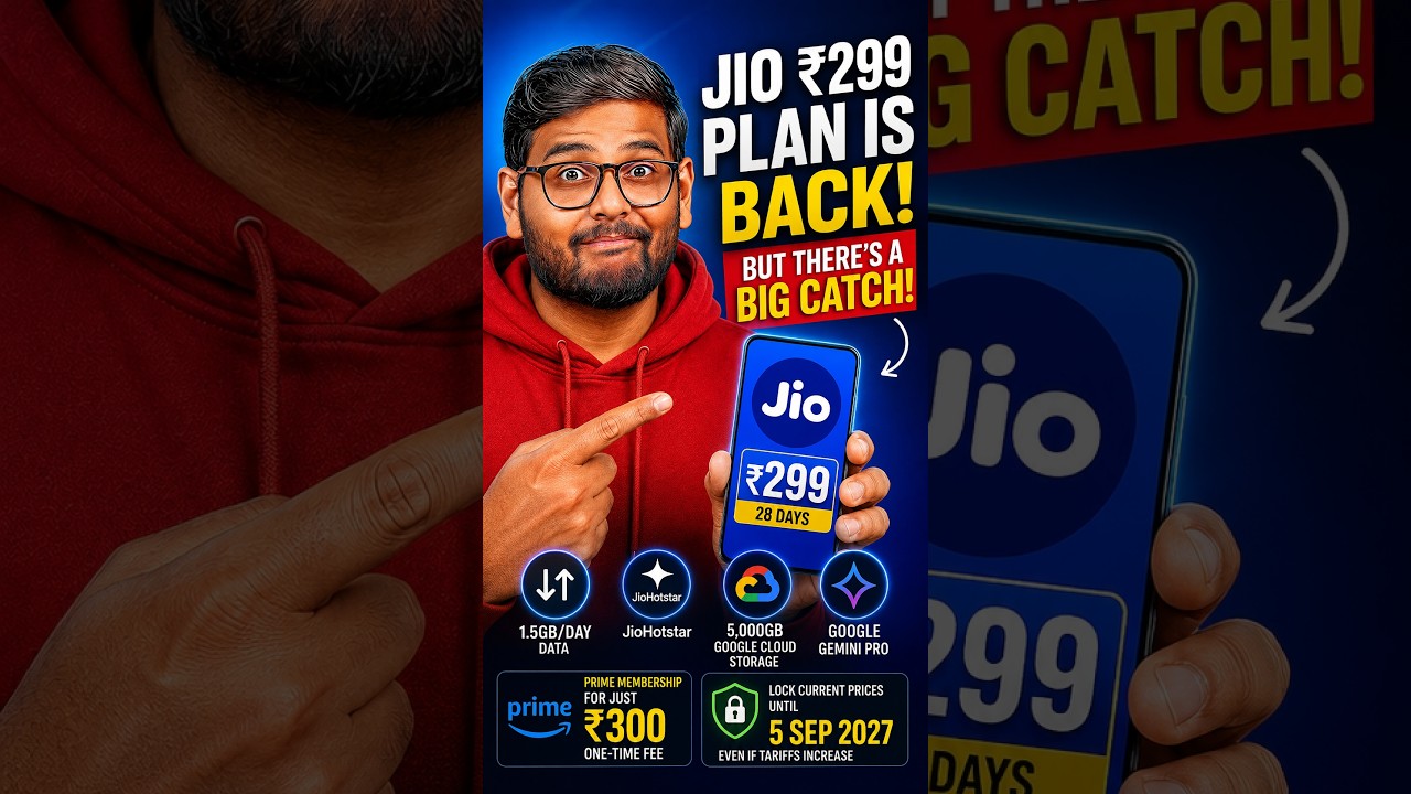 Jio ₹299 Plan Is BACK! But There&rsquo;s a BIG Catch!