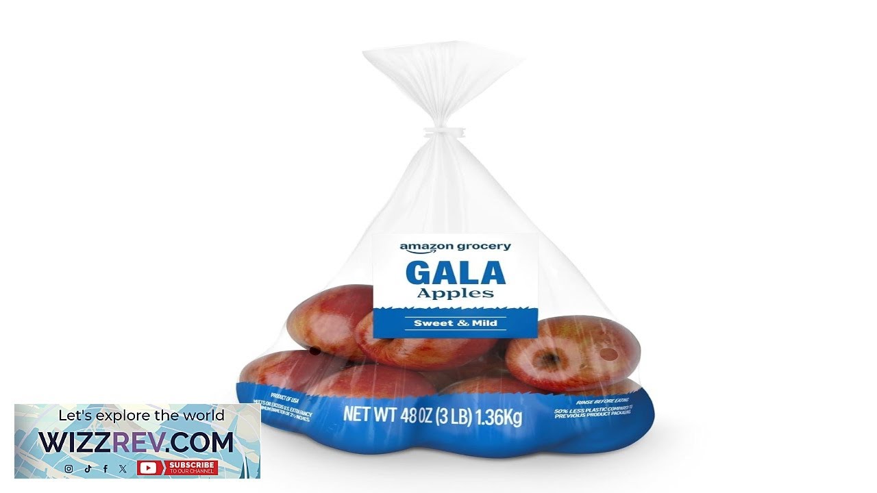 Amazon Grocery Gala Apples 3 Lb (Previously Fresh Brand Packaging May Vary)