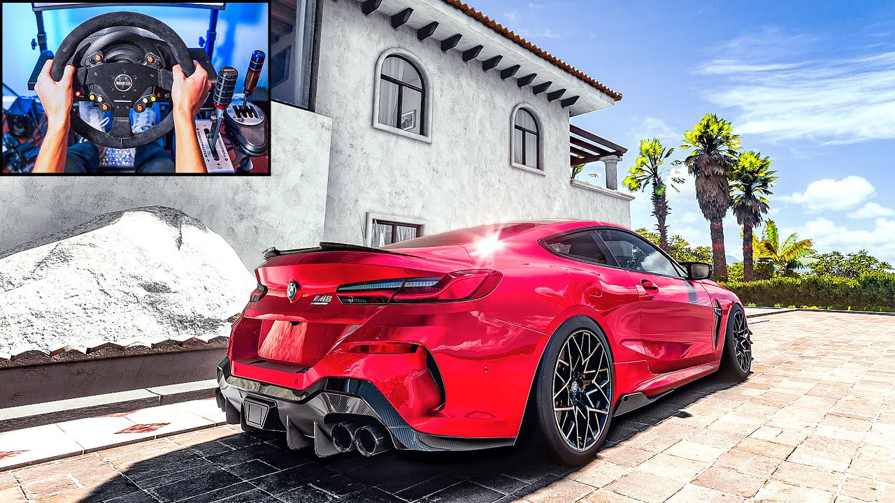 900HP BMW M8 Competition - Forza Horizon 5 (Steering Wheel + Shifter) Gameplay