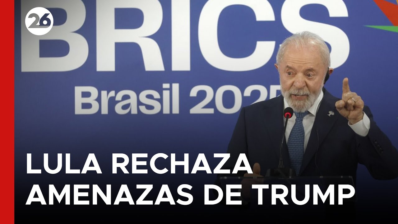 Lula Da Silva le contestó a Donald Trump por la amenaza de aranceles a los países del BRICS