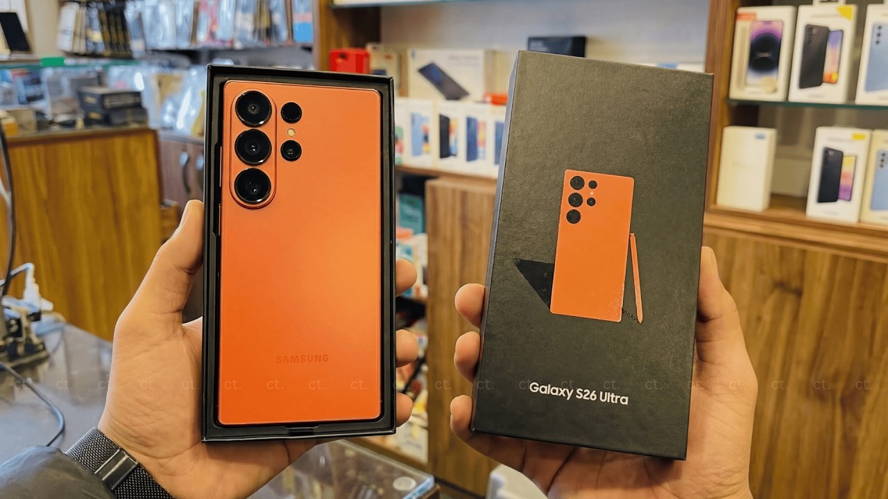 Распаковка и первый взгляд на Samsung Galaxy S26 Ultra!