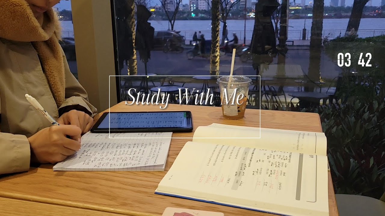 Study With Me at a Café | 30 Min | relax | Study | Lofi music