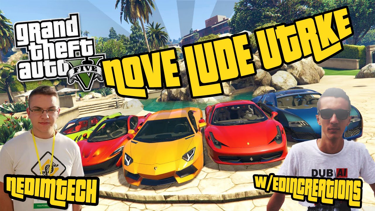 NOVE LUDE UTRKE ! / GTAV w/ EdinCreations