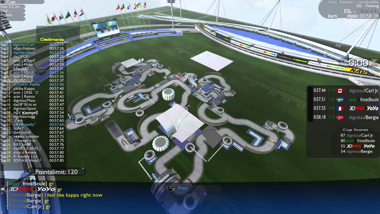 EMS - Grand Final | Carl Jr. vs. FrostBeule vs. YoYo vs. Bergie [Trackmania]