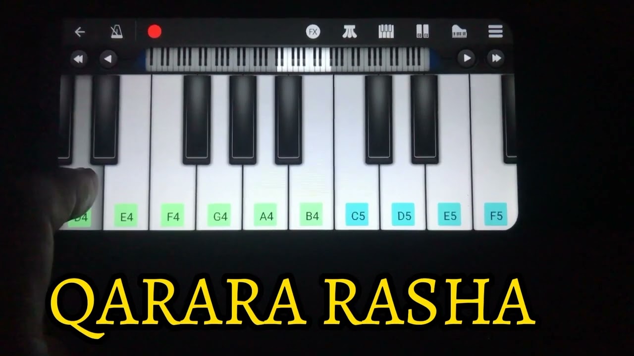 QARARA RASHA PASHTO SONG| PERFECT PIANO TUTORIAL| #piano #song #video #pashto