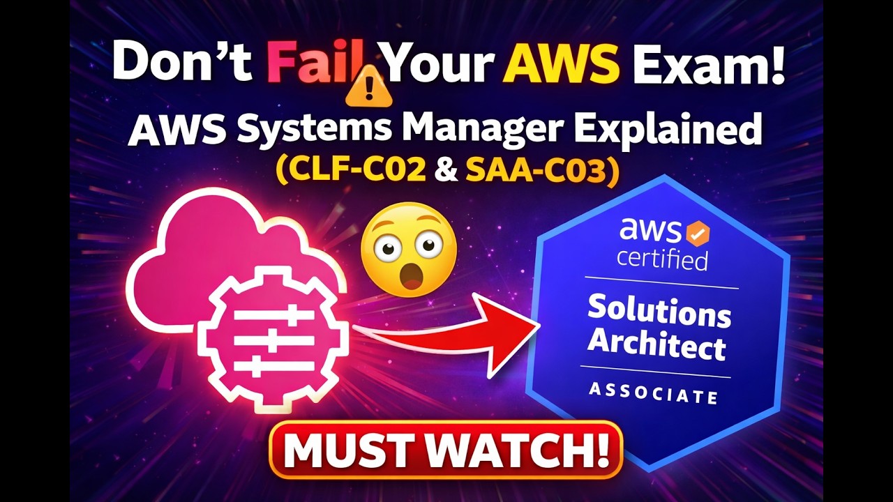 Don't Fail Your AWS Exam! AWS Systems Manager Explained (CLF-C02 & SAA-C03)