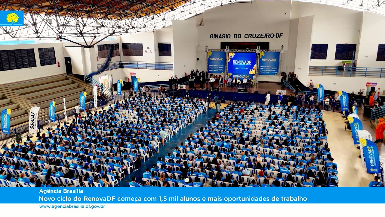 Novo ciclo do RenovaDF começa com 1,5 mil alunos e mais oportunidades de trabalho