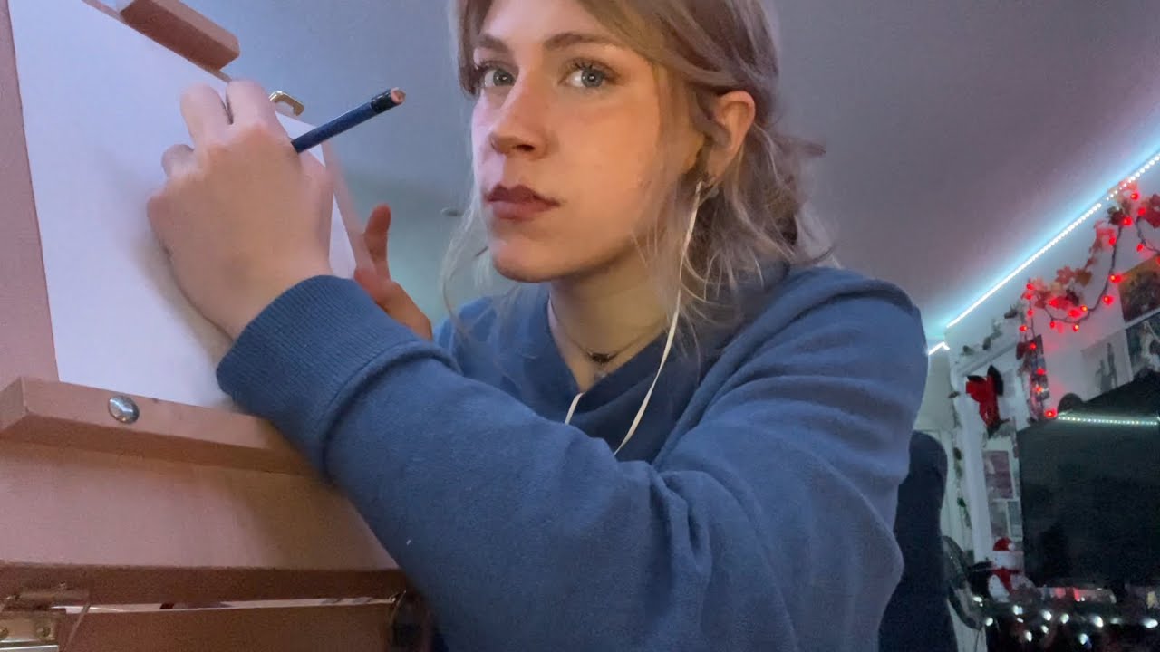 ASMR Sketch Artist - Sketching the Man that Stole your Purse